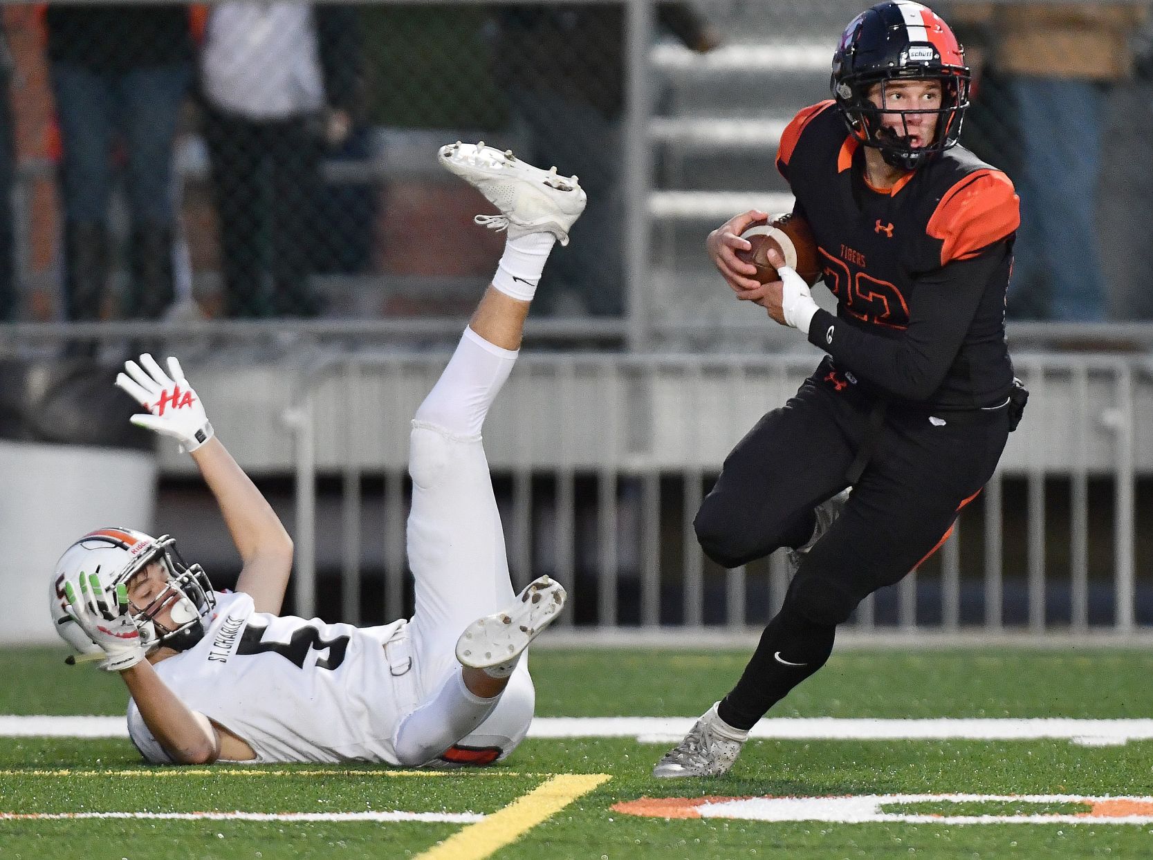St. Charles East at Edwardsville Class 8A football first-round playoff game